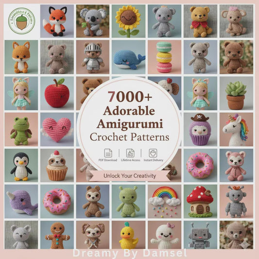 7000+ Amigurumi Crochet Patterns Bundle: Plushies, Animals, Characters (PDF Download) | Shayan Templates